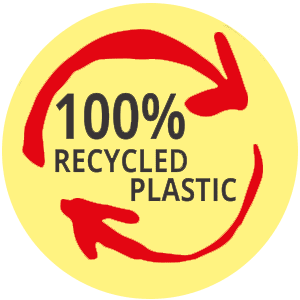 100% Recycled Plastic