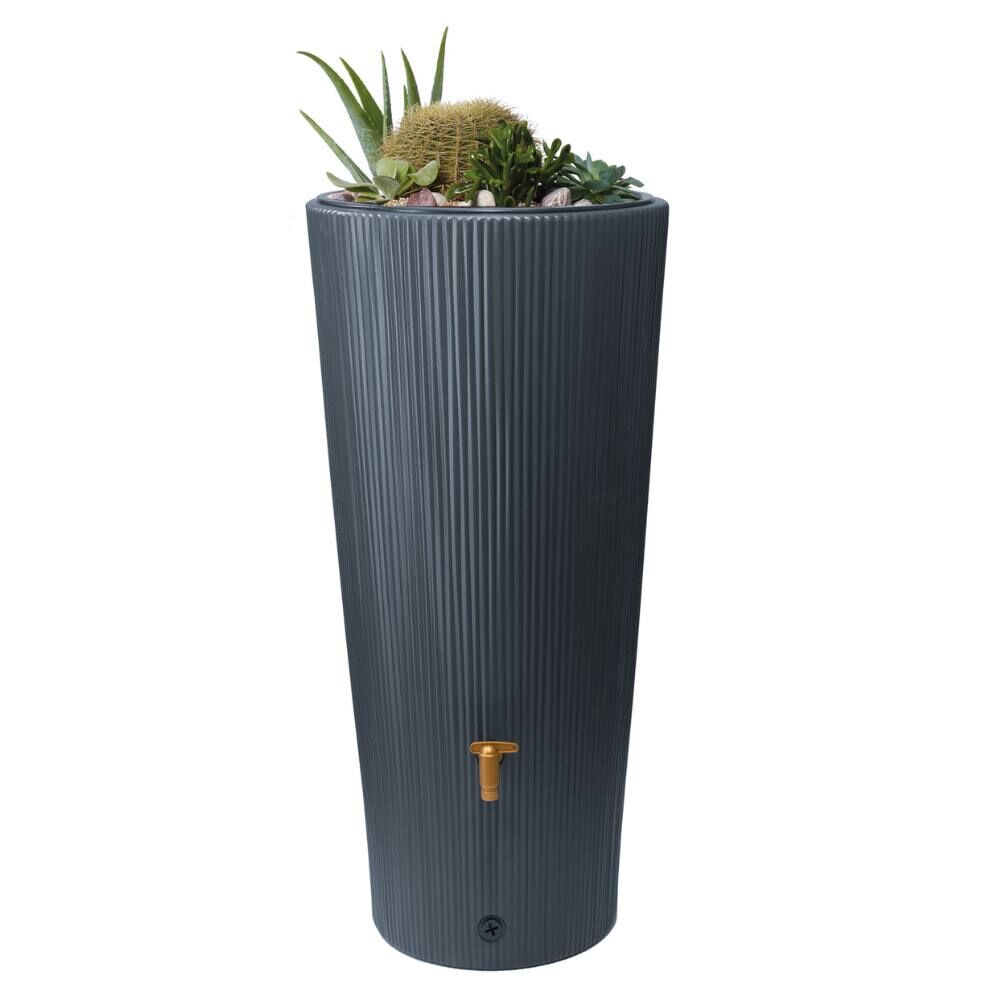 VASO 2In1 Decor Water Tank 220 Litres, Graphite Grey