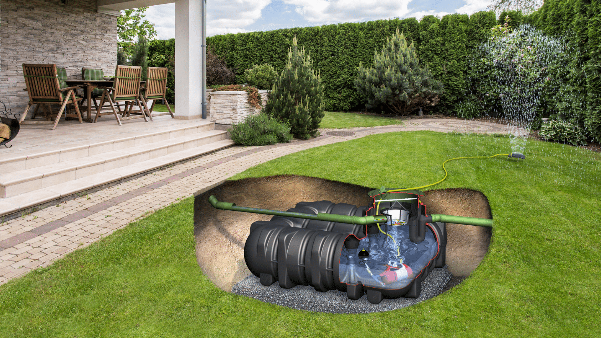 Platin Garden Comfort Rainwater Harvesting System